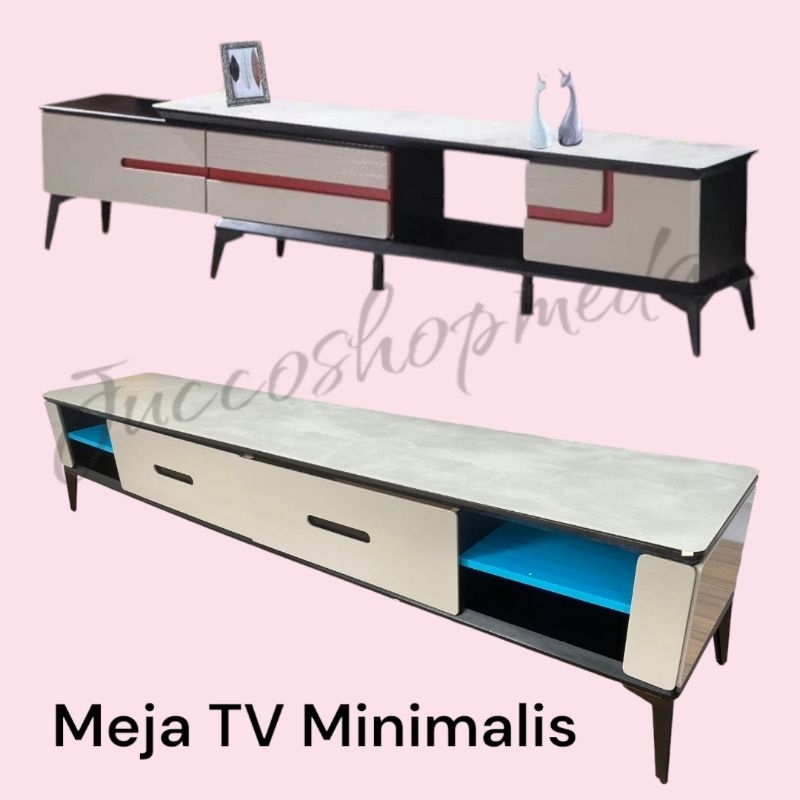 [ Jucco ] Meja TV Minimalis 200cm - Rak TV Import Murah - Buffet TV Minimalis 240cm - Medan