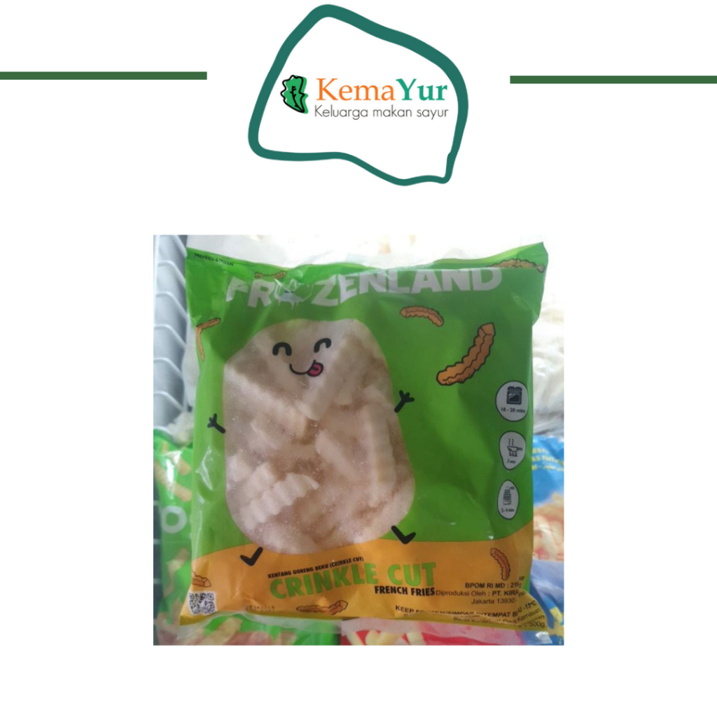 

FROZENLAND KENTANG CRINCKLE 500GR