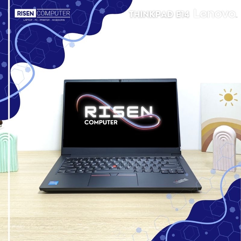 Second LAPTOP LENOVO THINKPAD E14 Gen 2 Intel Core i5 1135G7 Intel Iris RAM 8GB SSD 256GB Notebook 1