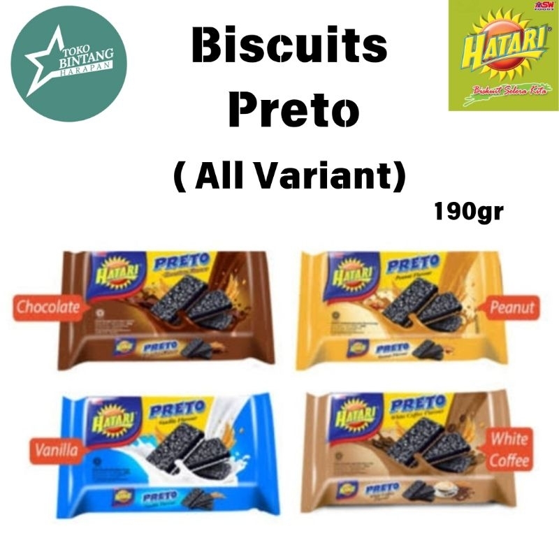 

Hatari Biskuit Preto 190gr all Variant