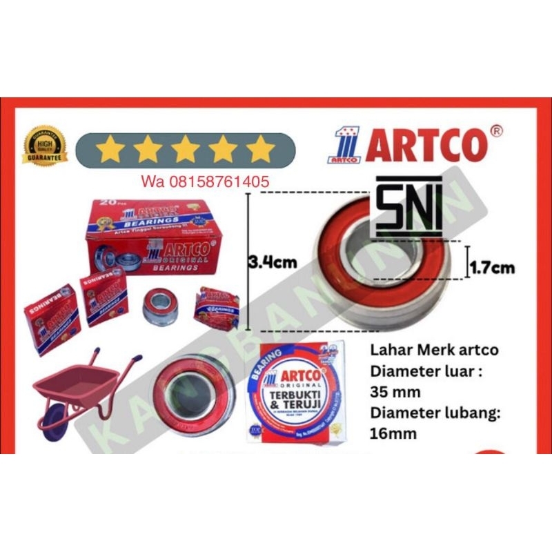 artco laker bearing angkong gerobak pasir