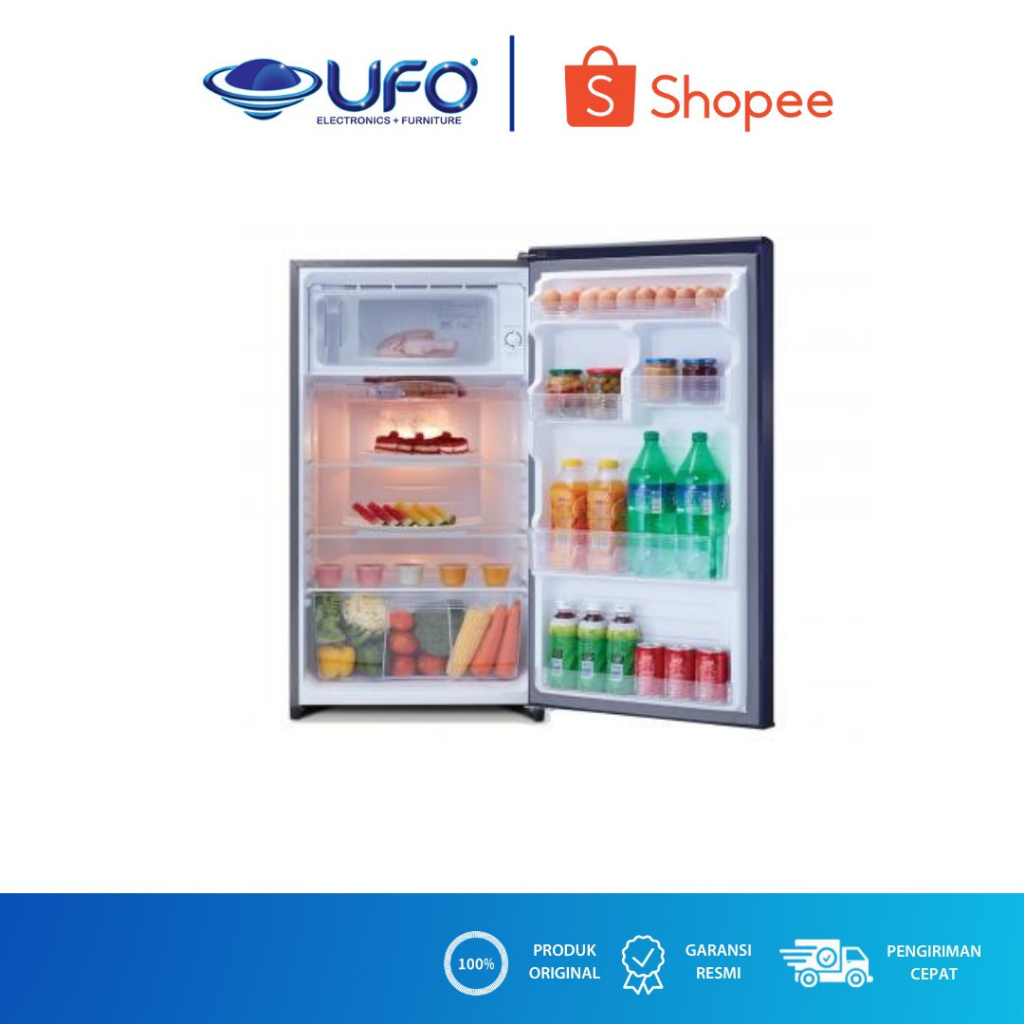 SHARP KULKAS SHARP 1 PINTU SJX185MGGB