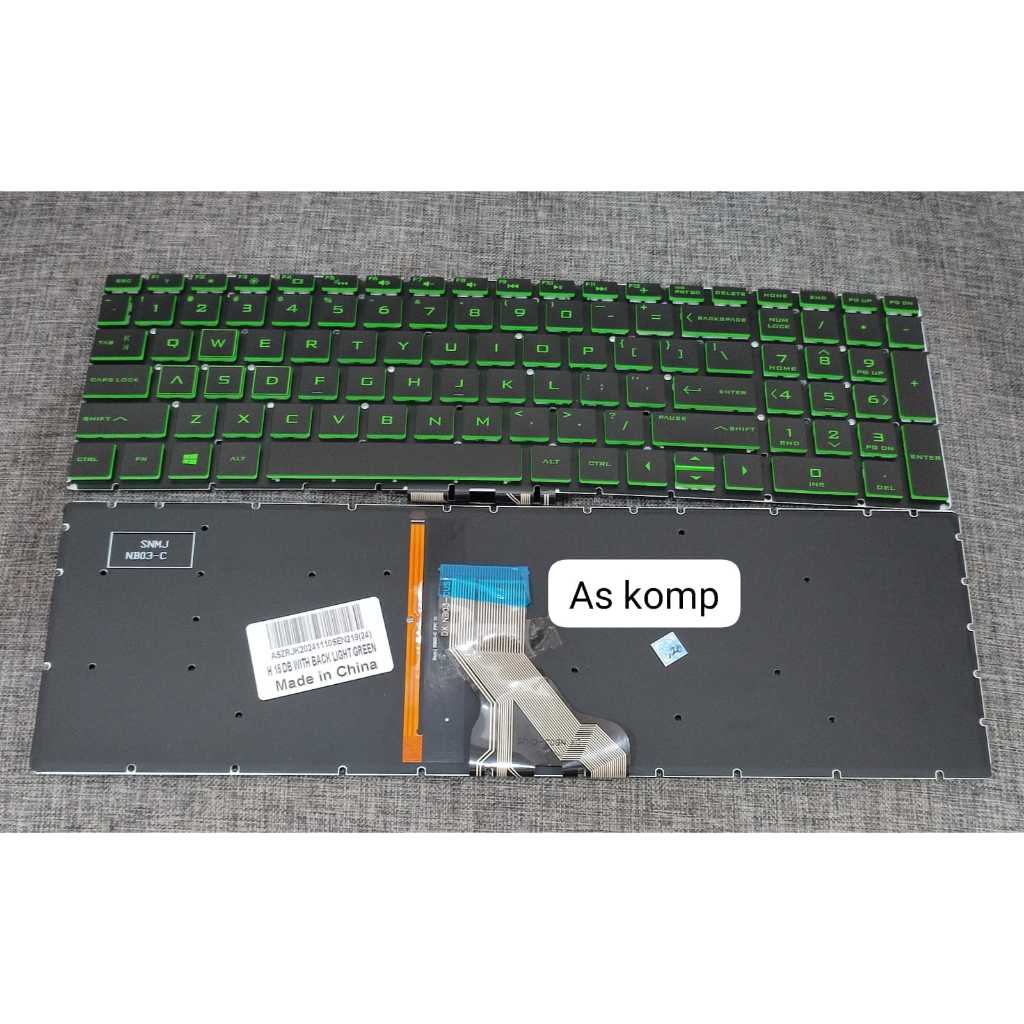 Keyboard HP 15db 15-db 15-db0005au 15-db0009au 15-db0010au 15-db0011au