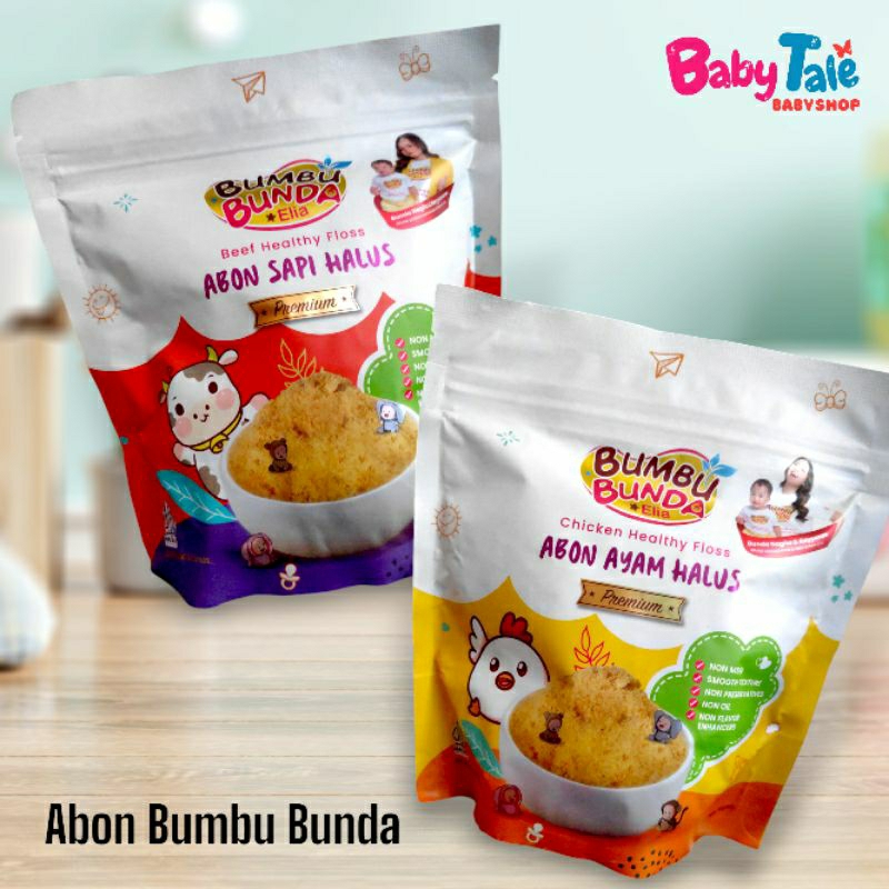 

Bumbu Bunda Elia Abon Sapi Halus | Abon Ayam Halus 45gr | Abon Lele | Abon Tuna