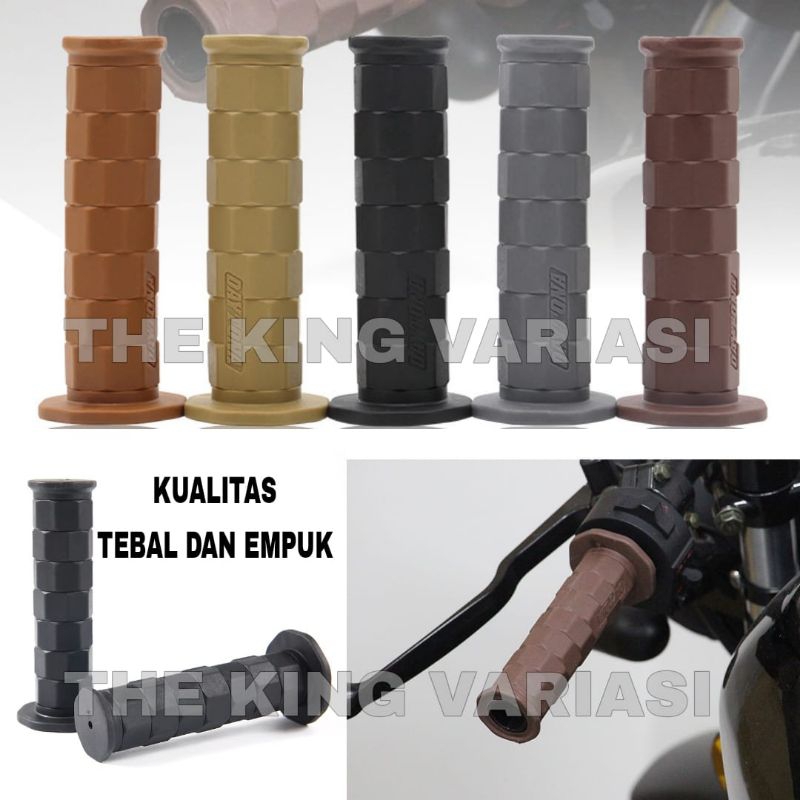HANDGRIP DAYTONA RACING VETNAM STYLE OCTAGON GRIP PREMIUM EMPUK DAN TEBAL / GRIP MOTOR MODEL DAYTONA