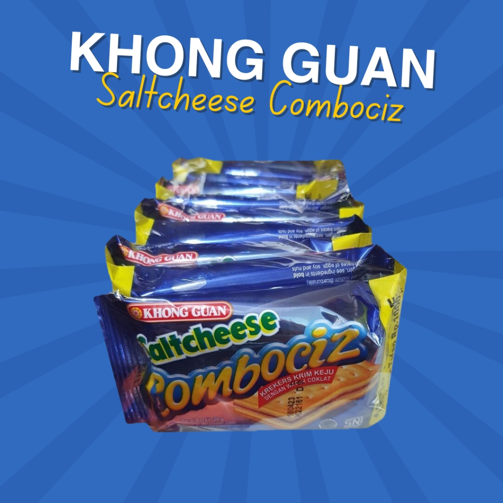 

Biskuit Khong Guan Saltcheese Combociz Biscuit Isi 10