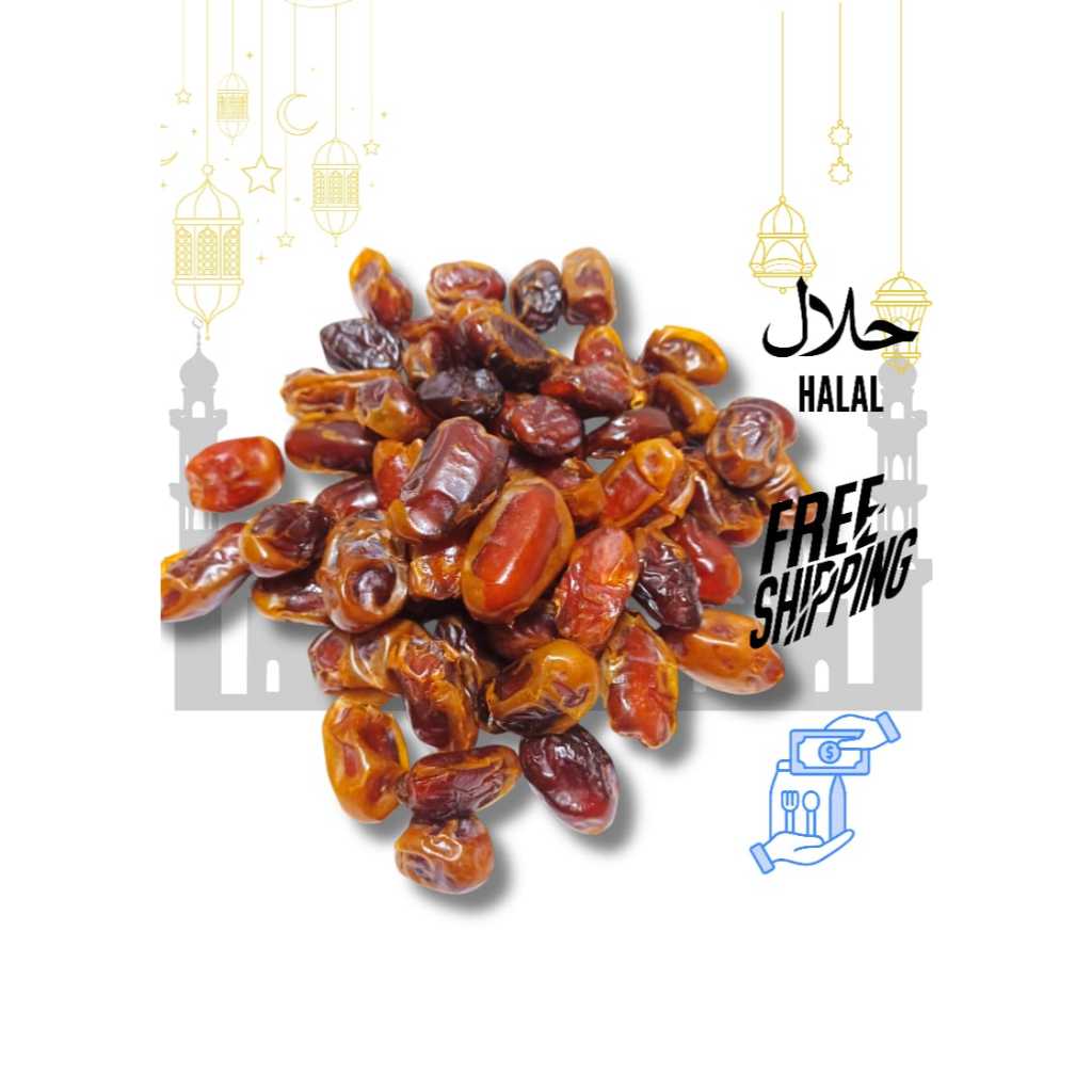 

KURMA KHALAS ALSAAD 250 GRAM / KURMA KHOLAS / KHALAS AL SAAD / COD