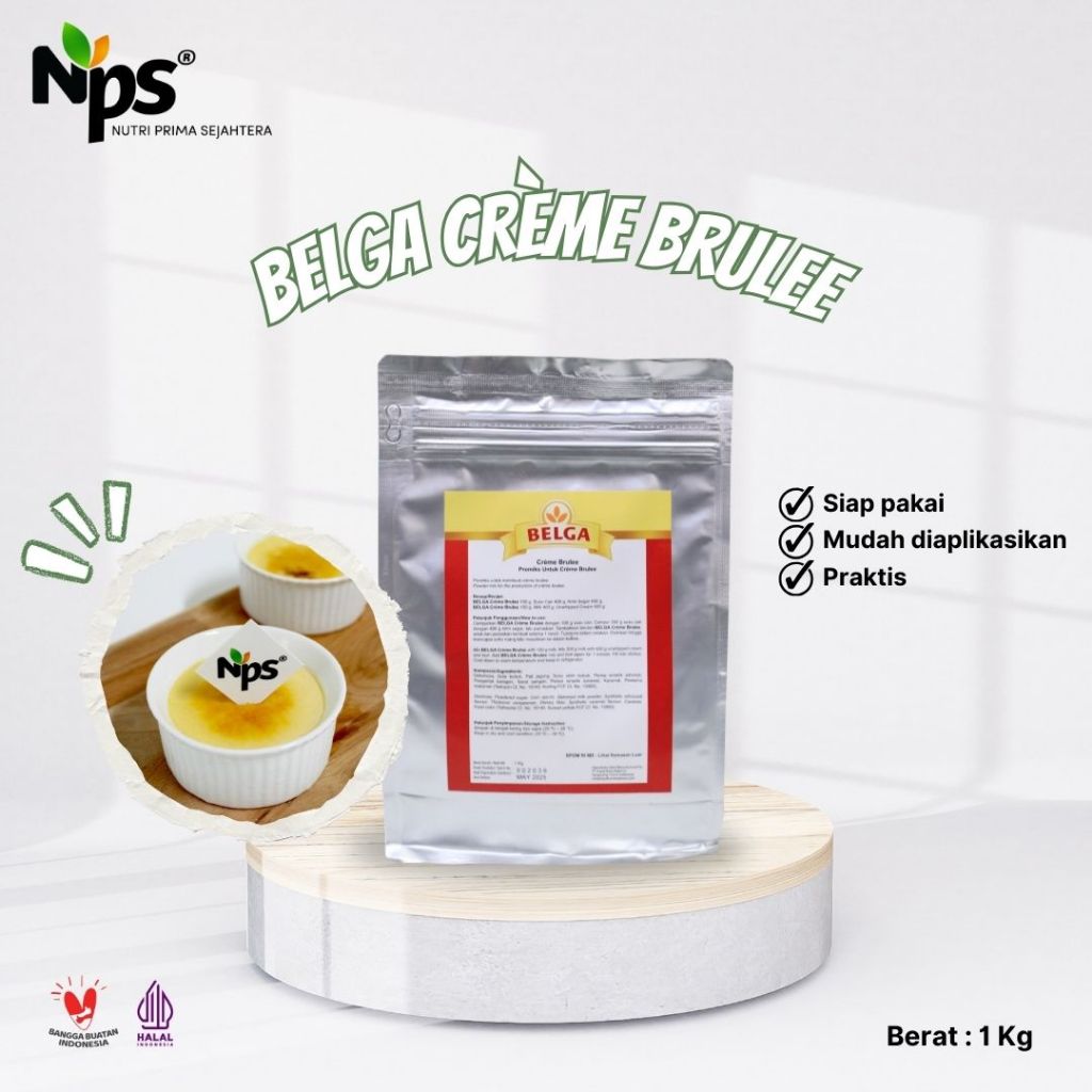 

BELGA Crème Brulee / Tepung Premix Crème Brulee
