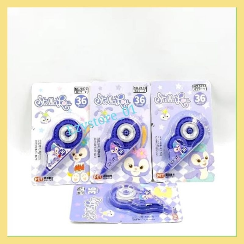 

Correction Tape Tip-Ex Kertas Anak Fancy Lucu Disney Stella Lou 9473