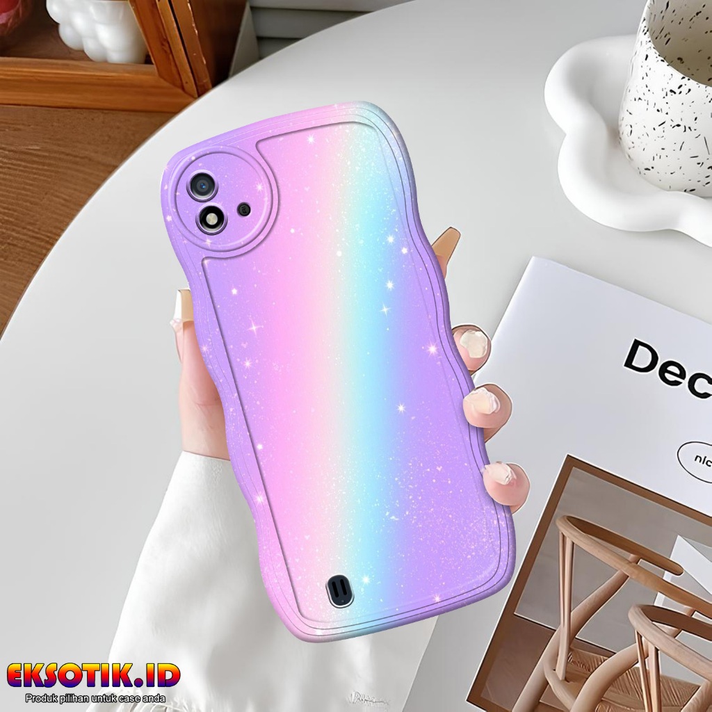 Case Realme C11 2021 Gelombang - Casing Realme C11 2021 - Silikon  Realme C11 2021 - Softcase Realme