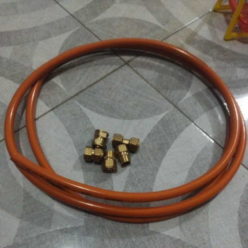 drat kuningan selang air panas