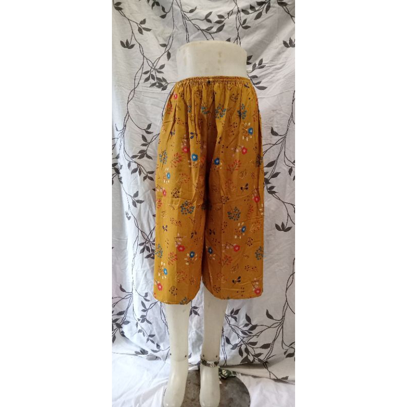 CELANA KULOT RAYON PENDEK WANITA JUMBO/CELANA 7/8 KULOT PENDEK