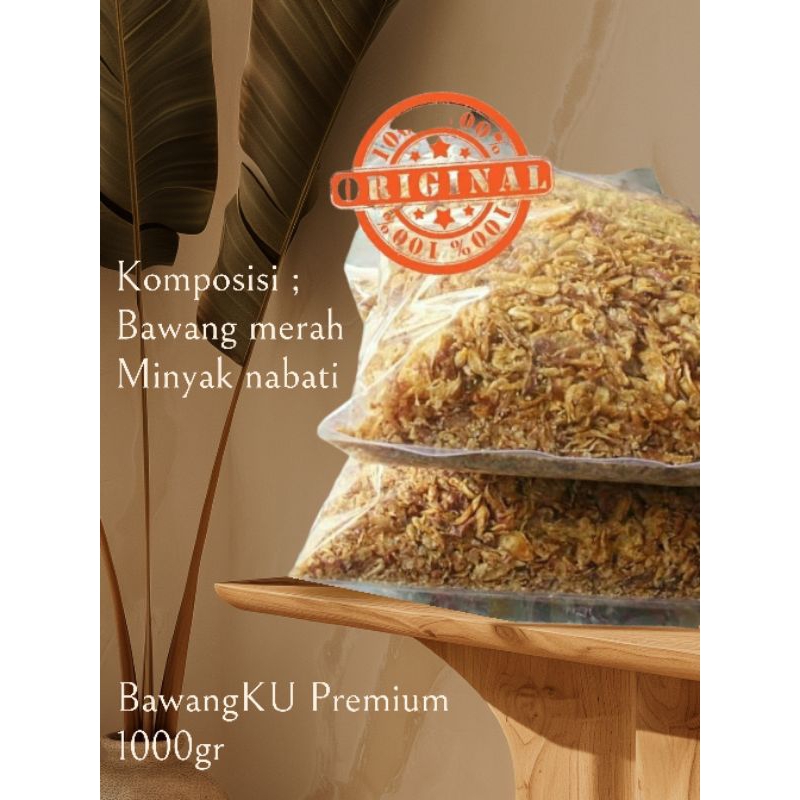 

BAWANG GORENG BAWANGKU PREMIUM ASLI BREBES 1000GR