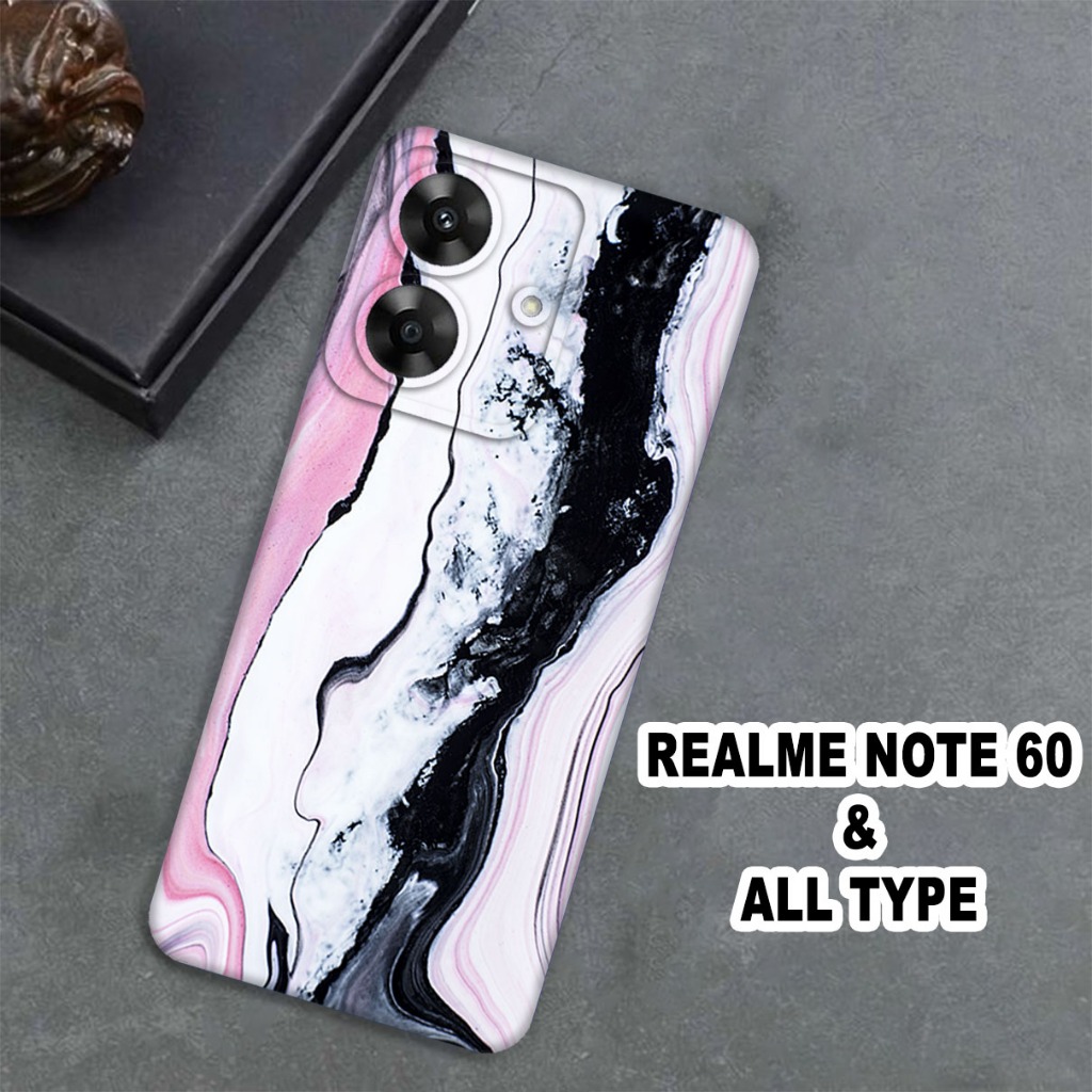 G32 - Case pro  camera REALME NOTE 60 Terbaru 2024 - Silikon Realme note 60 2024 - motif PASTEL - So