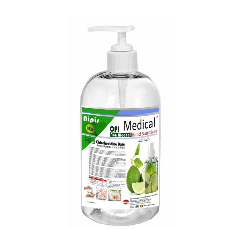 Hand Sanitizer non alkohol 500ml cair chlorhexidine base _LSB4