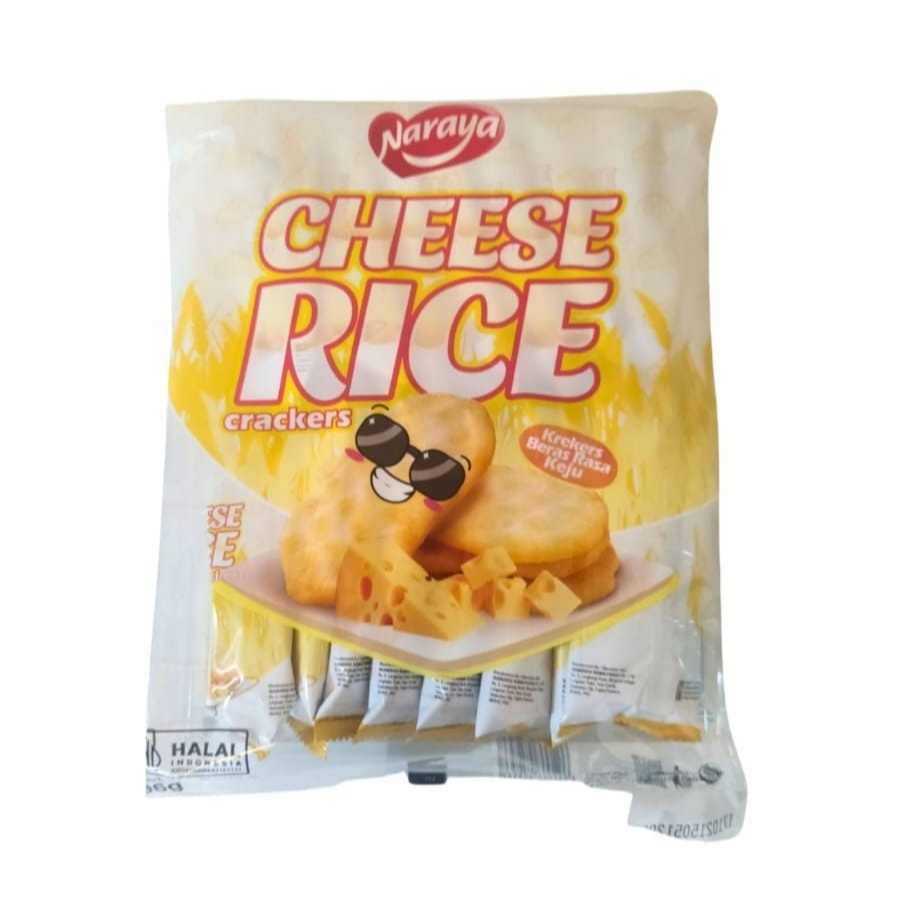 

Naraya Richy Snow Rice Cheese Corn Crackers Kreker Beras 120 gr