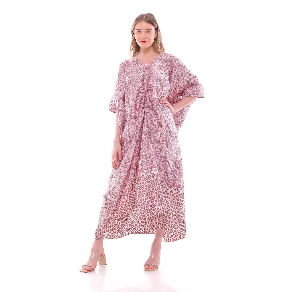 kaftan batik modern wanita kaftan batik premium abstrak klasik