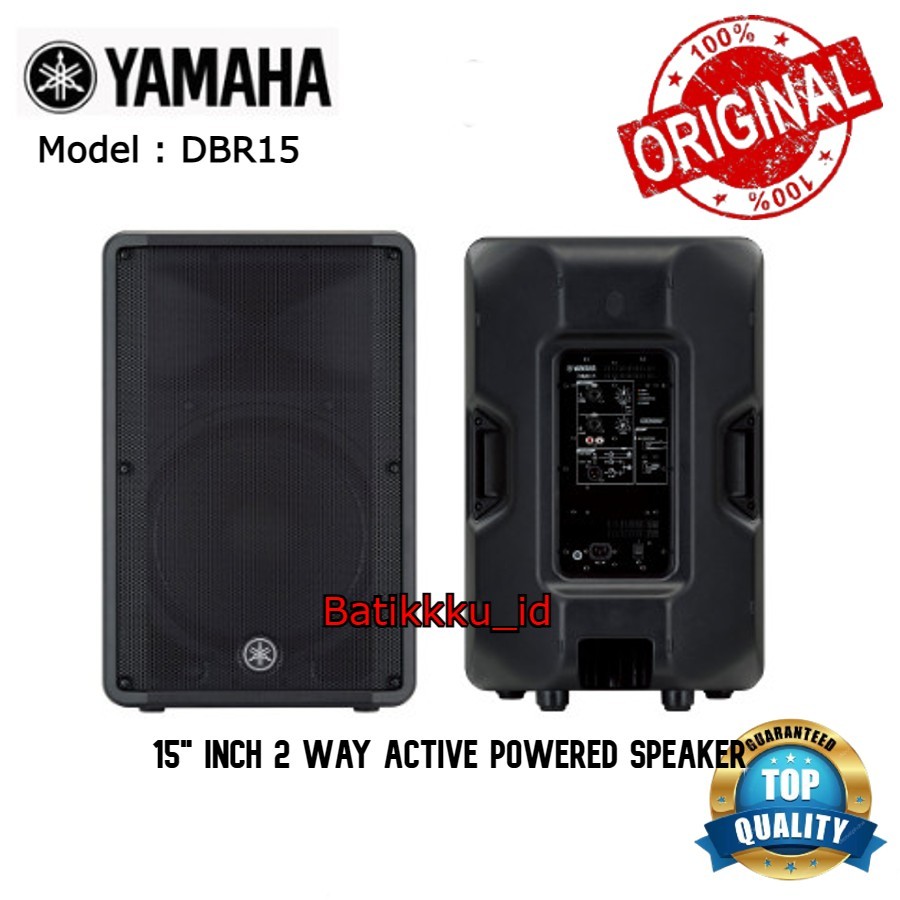 Speaker Aktif YAMAHA DBR 15 DBR15 Original 15 Inch New 1000 Watt FIR TUNING