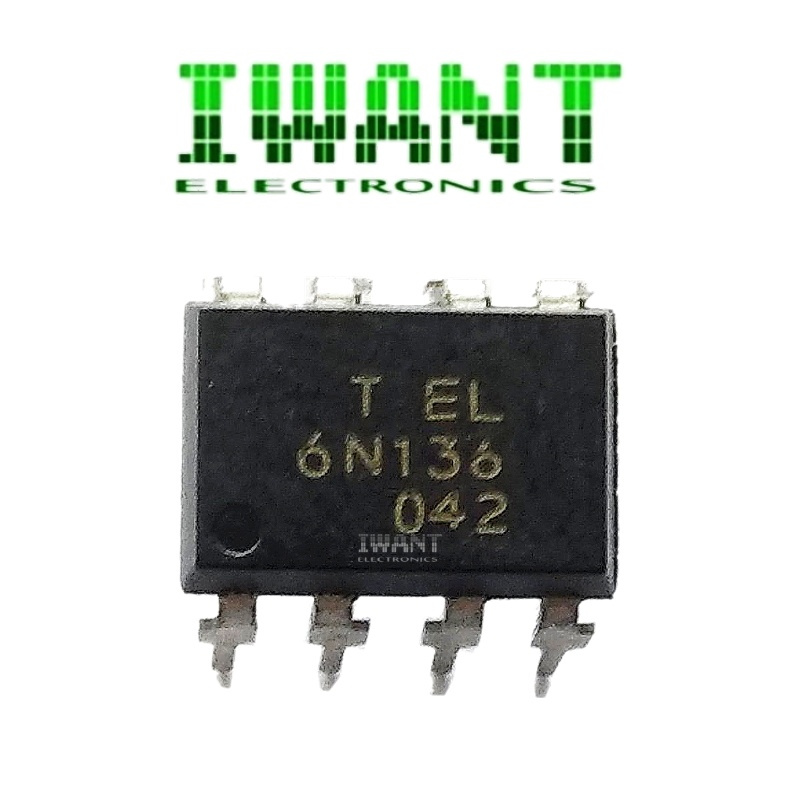 6N136 IC EL6N136 DIP 8 PIN A6N136 EL 6N136 OPTOCOUPLER 6N136