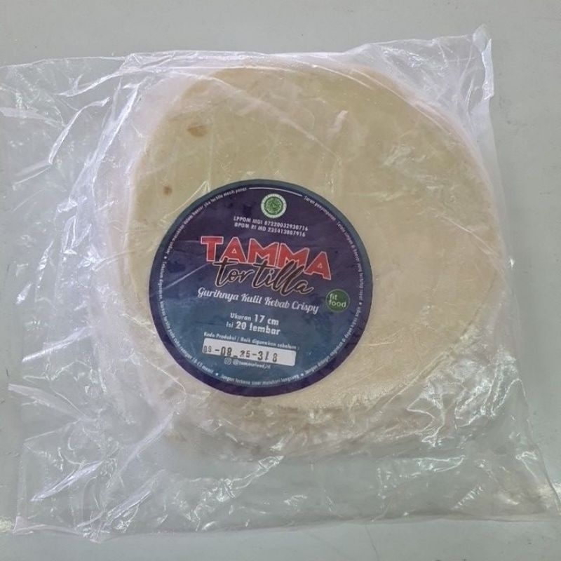 

Tamma Tortilla Kulit Kebab Ukuran Diameter 17cm isi 20 lembar