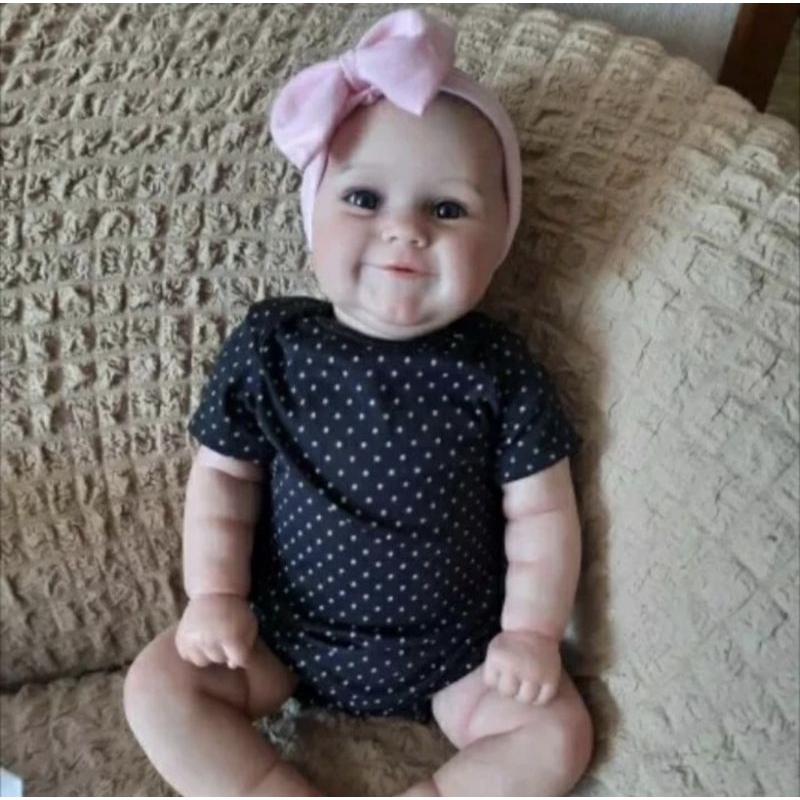 Boneka Reborn Baby Doll / Boneka Bayi Silikon / Boneka Lucu / Boneka Bayi / Boneka Bayi mirip Asli /