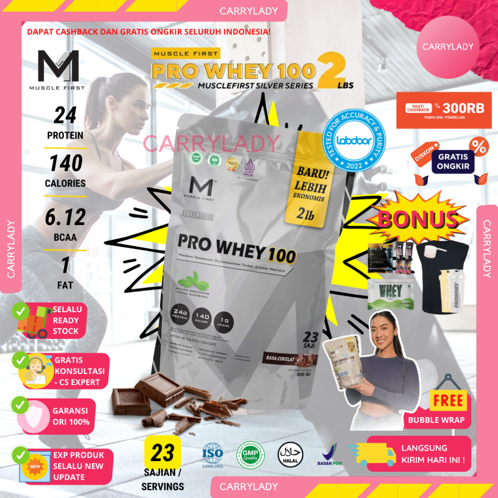 PROMO M1 PRO WHEY 100 2lbs Muscle First 100% Whey Protein MuscleFirst ProWhey Concentrate