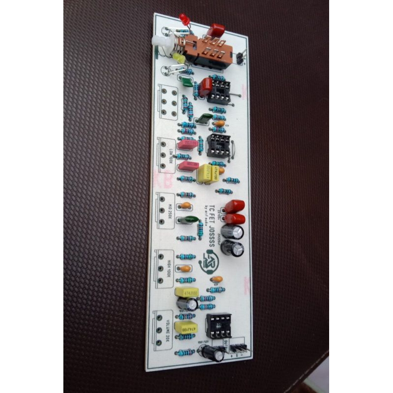 PCB TC FET DAN TC FET H PLUS KOMPONEN TANPA IC DAN POTENSIO