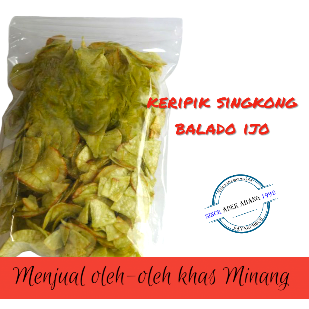 

KERIPIK Singkong Balado Ijo