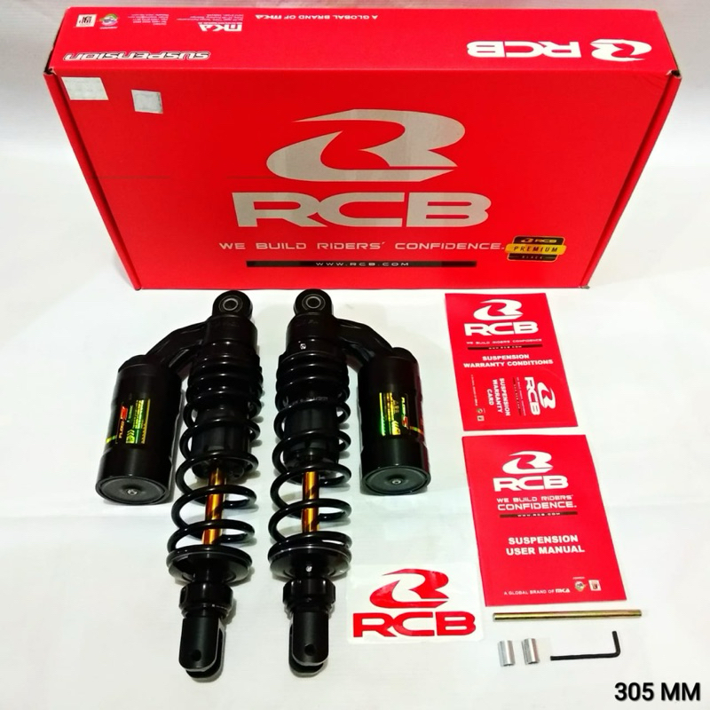 SHOCK TABUNG RCB FLOW S 305MM AEROX 155 NEW NMAX 2020