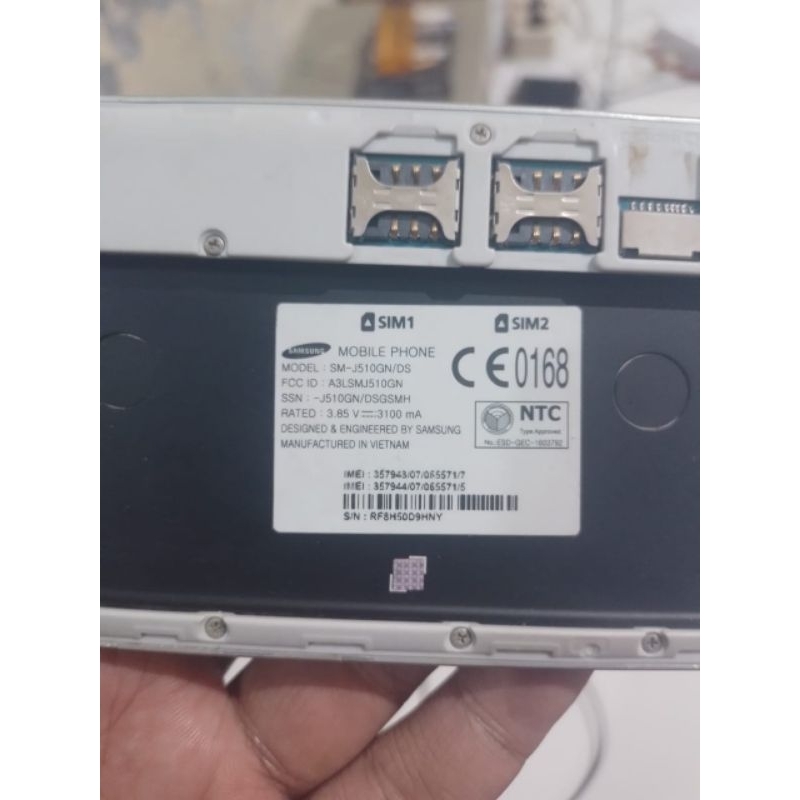 Mesin Samsung j5 j510gn normal mulus