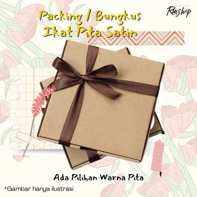 

SEHARI JADI | TAMBAHAN PACKING BOX| BUNGKUS KADO | KADO MURAH | HADIAH | ANNIVERSARY | ULANG TAHUN