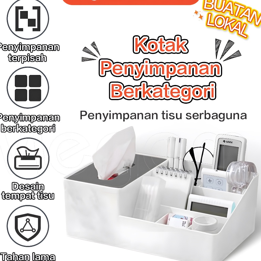 Unggul m Laci Meja Penyimpanan Aksesoriss  Alat Tulis Rak Laci Aesthetic Multifungsi HSB87