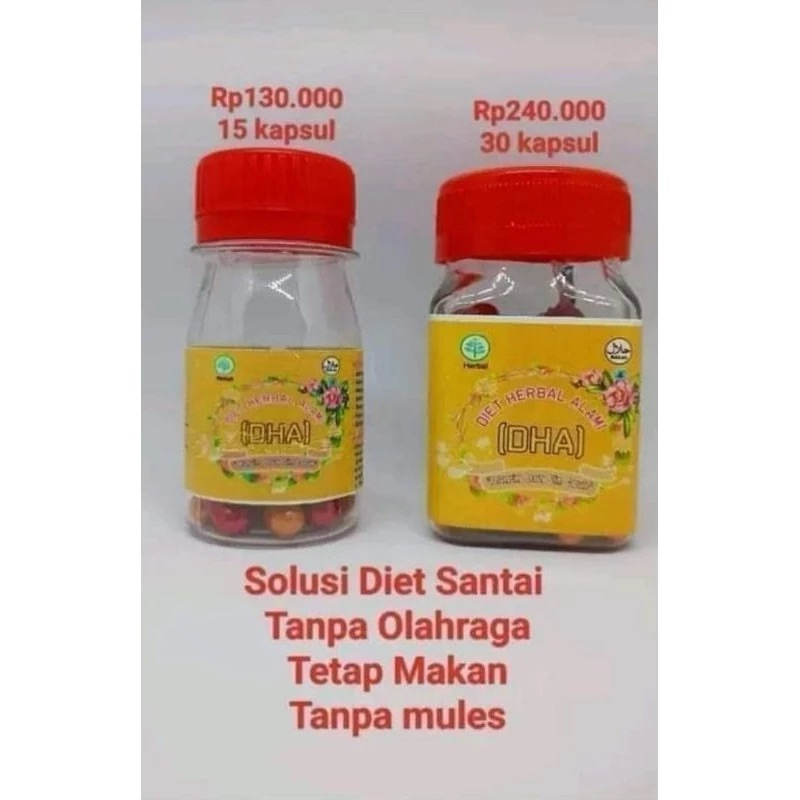 Diet Herbal alami Dha isi 30