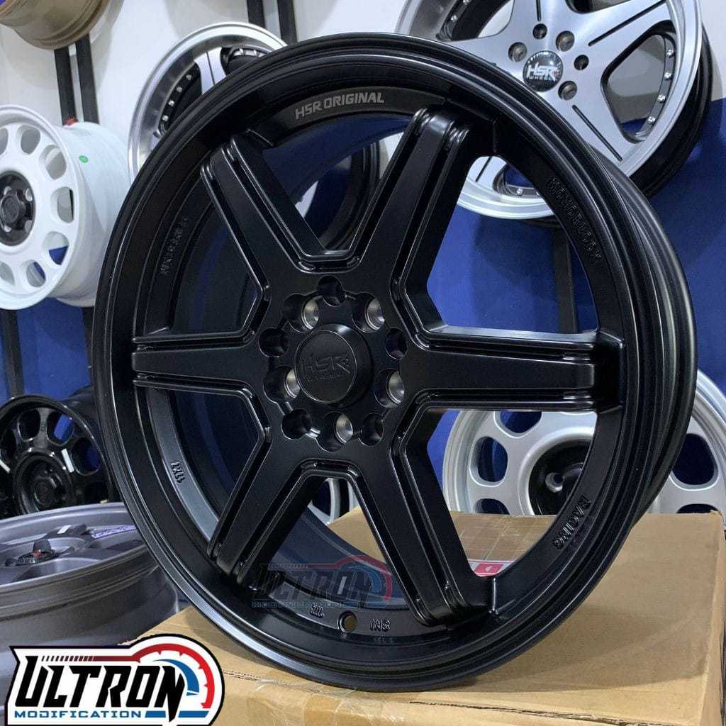 Promo Velg Racing R17 Mobil Innova Grandmax Sienta Luxio HSR MINAS R17 Black