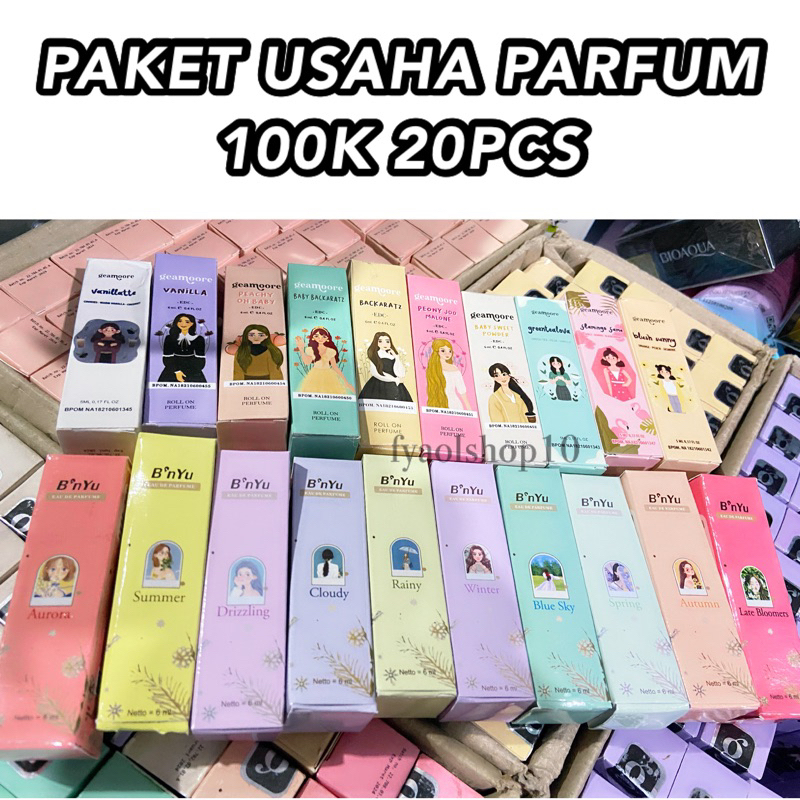 PAKET USAHA PARFUM GEAMOORE ROLL ON
