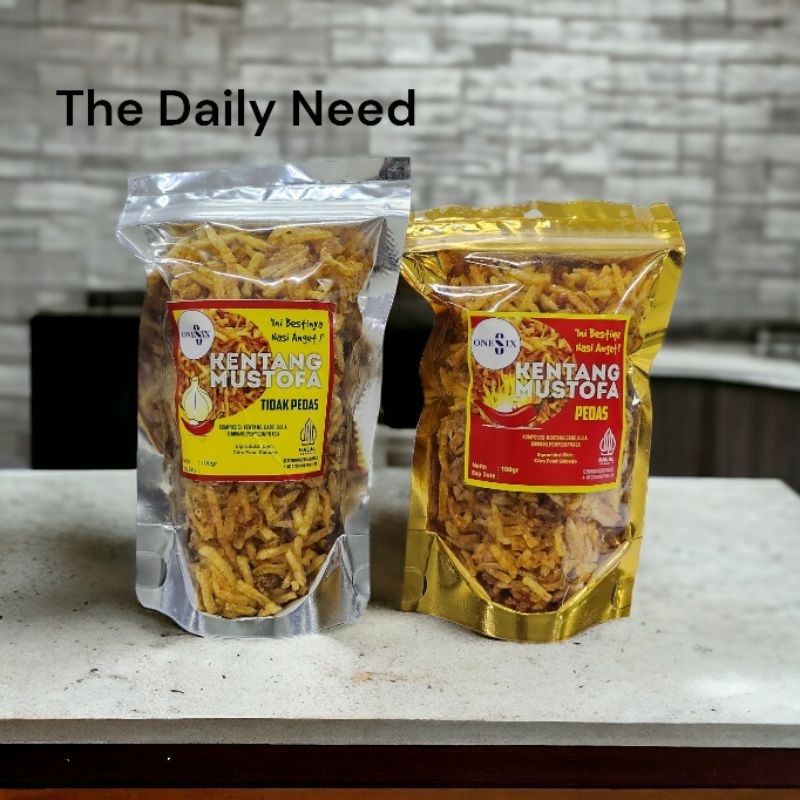 

-TDN- Snack Makanan Ringan Kentang Pedas Mustofa 100 gram