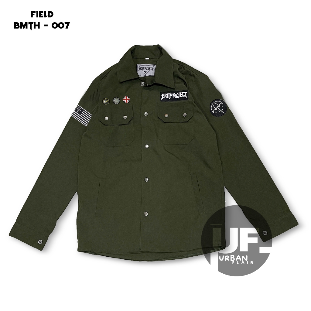 SEMI PARKA JAKET SEMI PARKA HIJAU ARMY TRUCKER JACKET PATCH / FIELD JACKET PATCH / SEMI PARKA