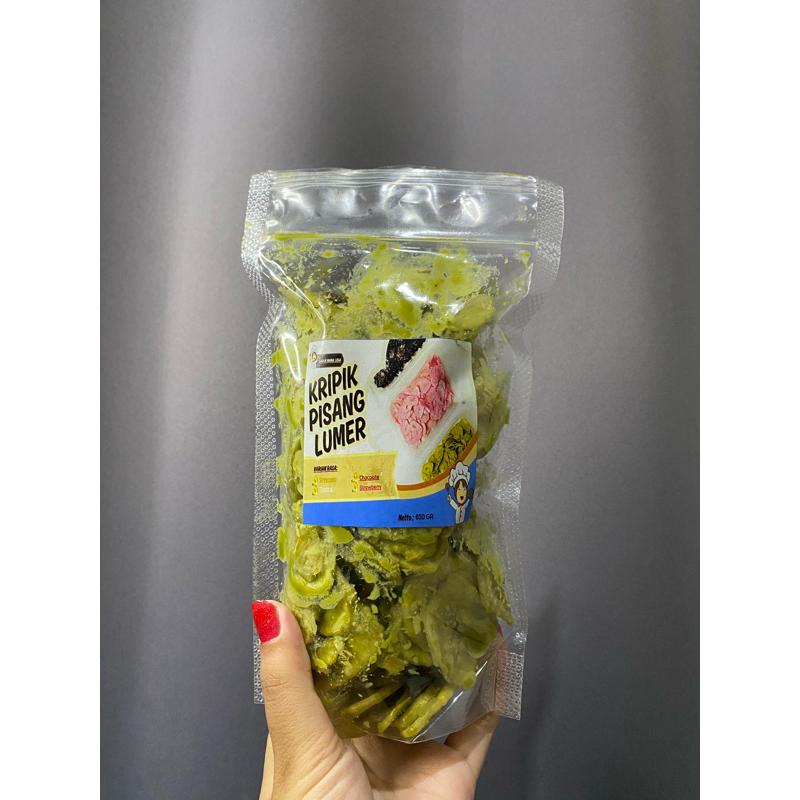 

Kripik pisang lumer rasa Greentea isi 120 gr