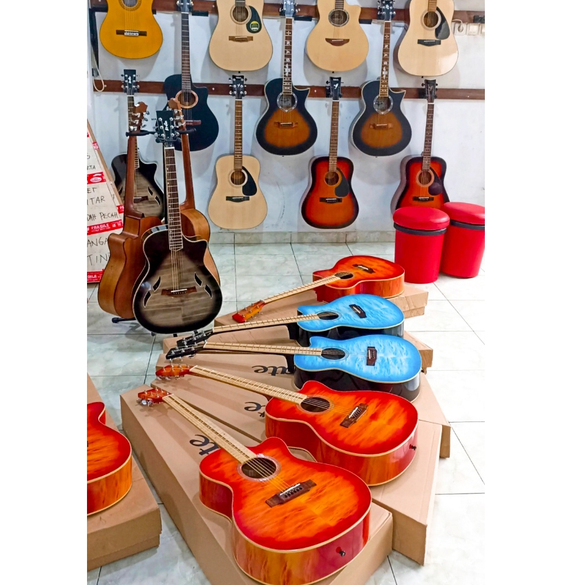Gitar Original Kraton Arabella Gitar Original Lokal Cherry Sunburst