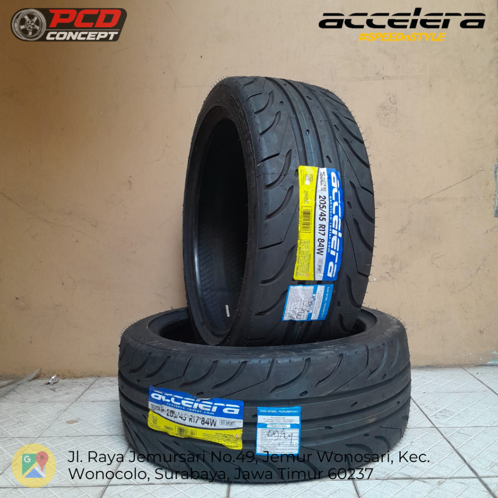 Ban Mobil Accelera 651 Sport Ukuran 205/45 R17 - Ban Slick Bukan Salom Drag