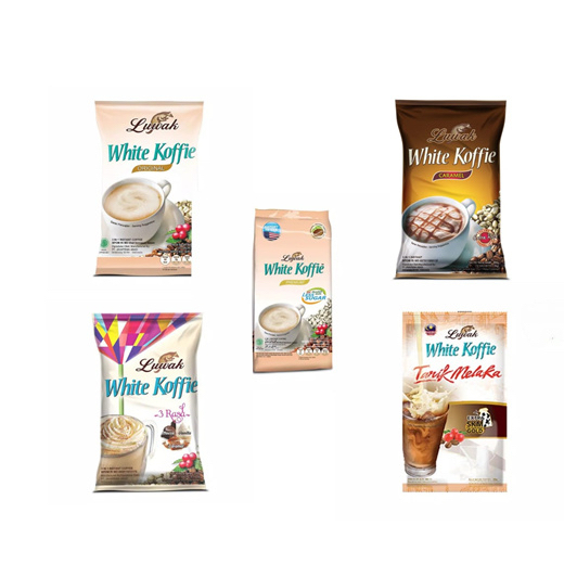 

Luwak white koffie less sugar / gula tebu / original / caramel / 3in1 3 rasa isi 10 sachet (1 renceng)