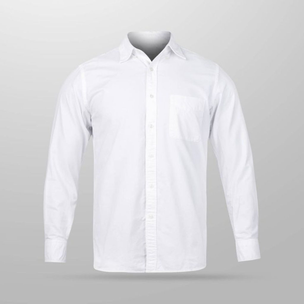 kemeja putih polos  | kemeja formal polos putih  lengan panjang | KEMEJA KERJA | WORKSHIRT
