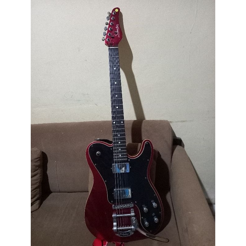 gitar elektrik schecter PT fastback II original murah made in korea
