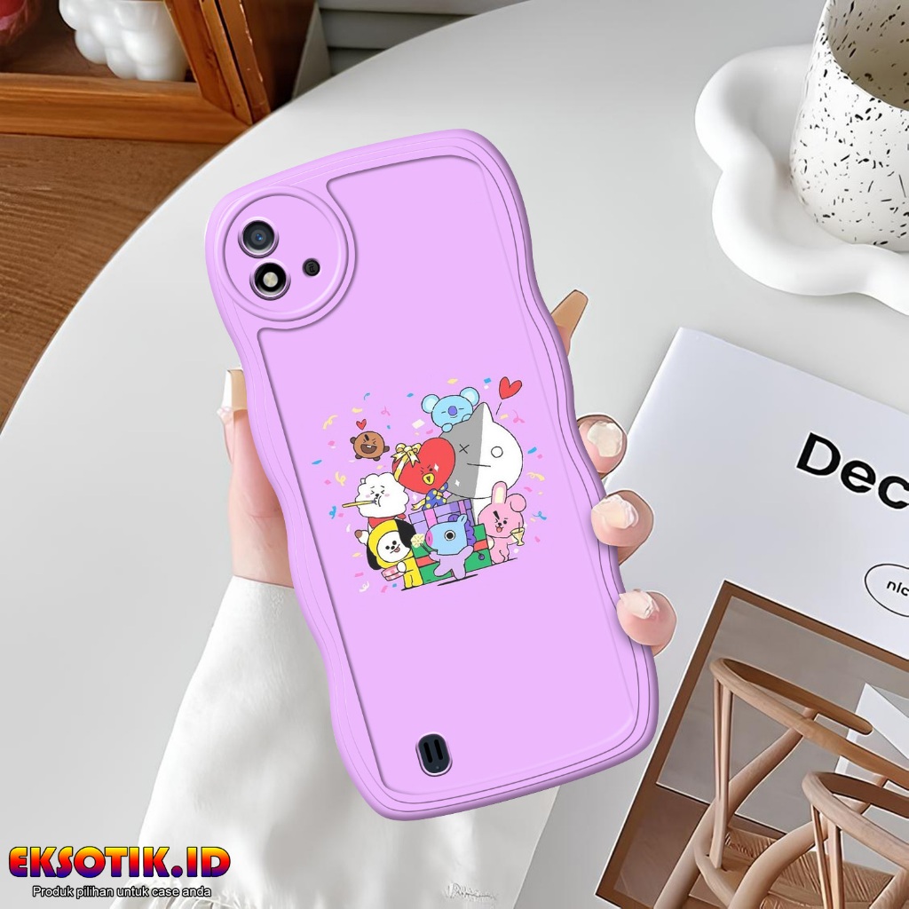 Case Realme C11 2021 Gelombang - Casing Realme C11 2021 - Silikon  Realme C11 2021 - Softcase Realme