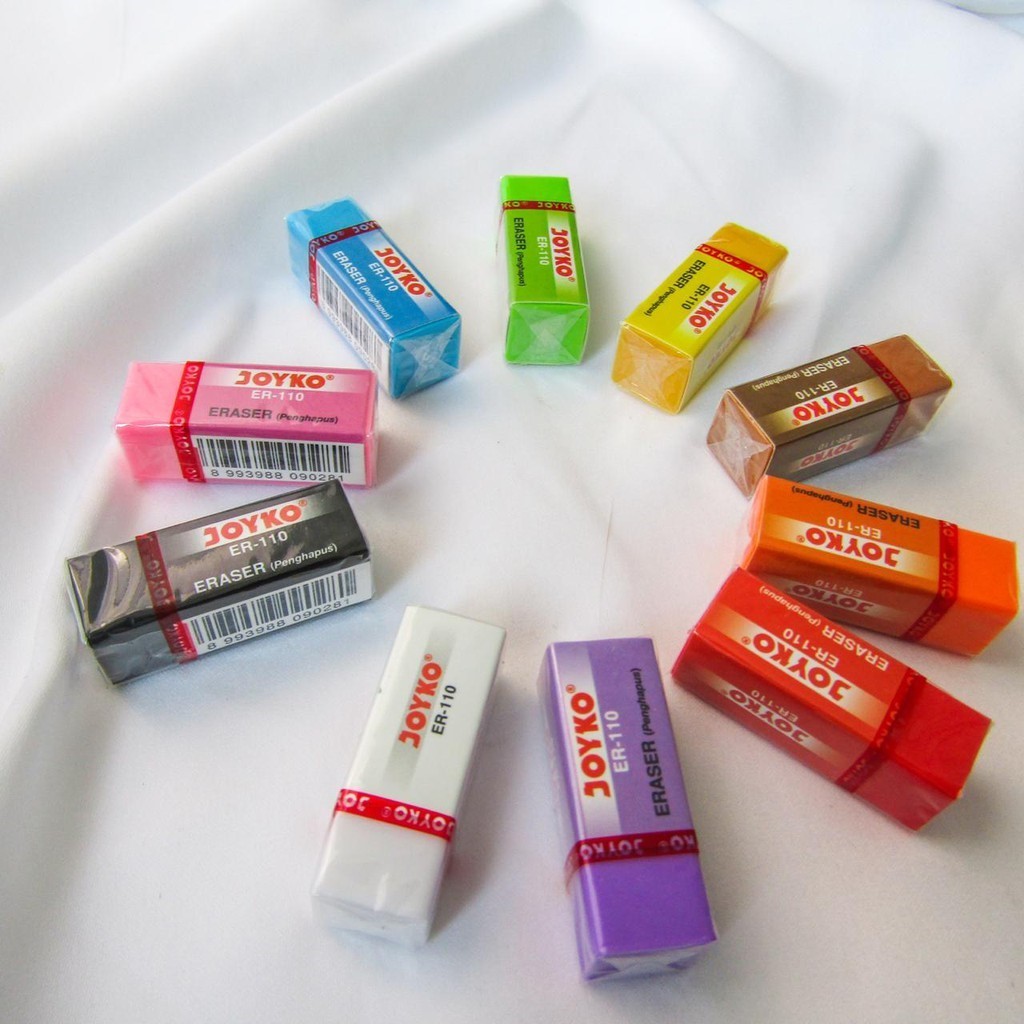 

KARET PENGHAPUS JOYKO ORIGINAL ER 110 WARNA WARNI