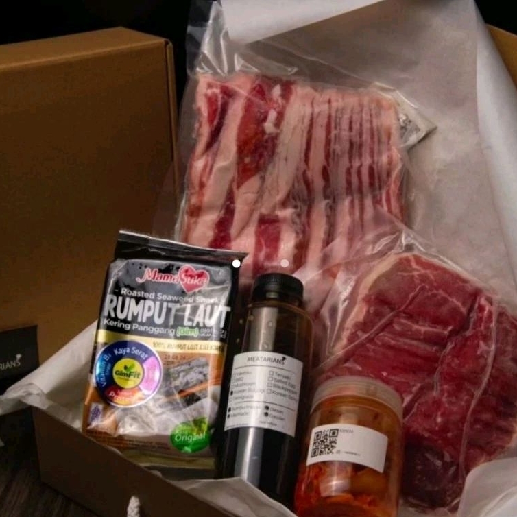 

Hampers / Paket Grill Lengkap Kimchi, Nori, dan Bumbu
