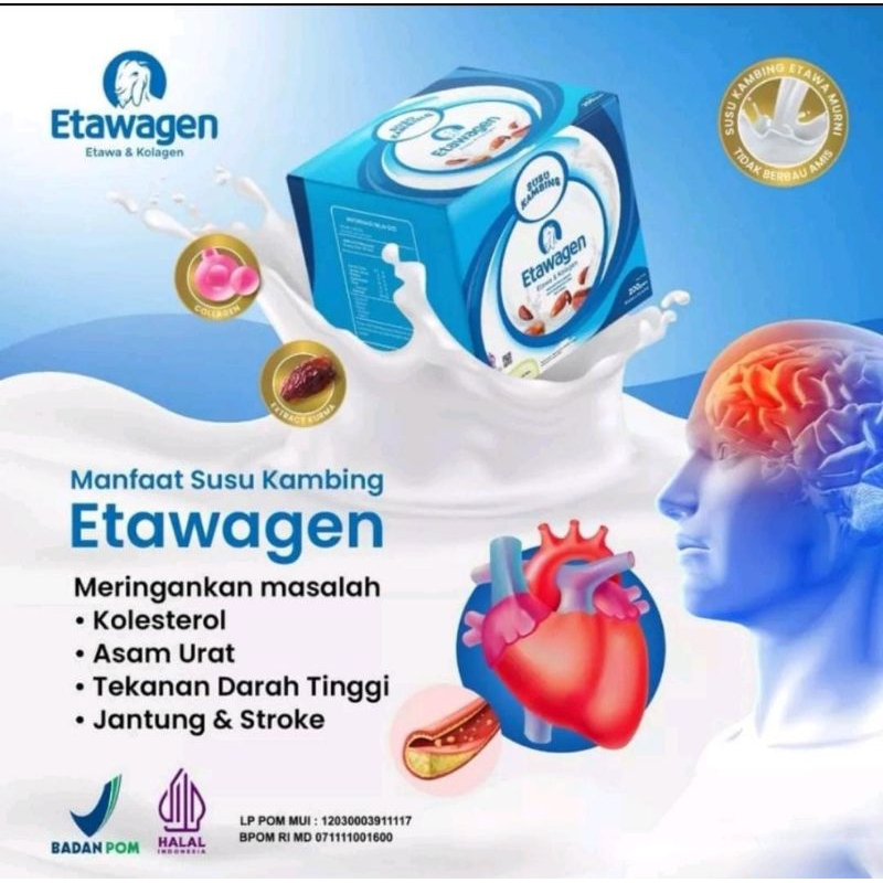 

SUSU KAMBING ETAWAGEN (Etawa dan Collagen)