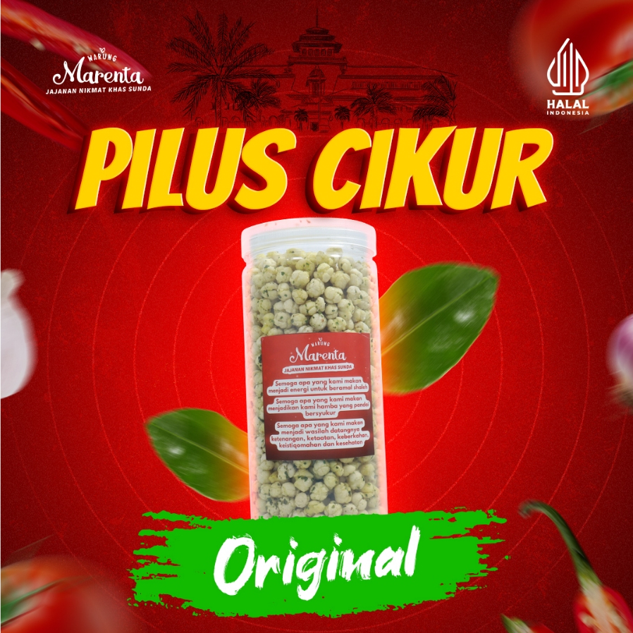 

TOPLES Warung Marenta Pilus Cikur Original/ Aci Kencur Renyah Viral 400gr