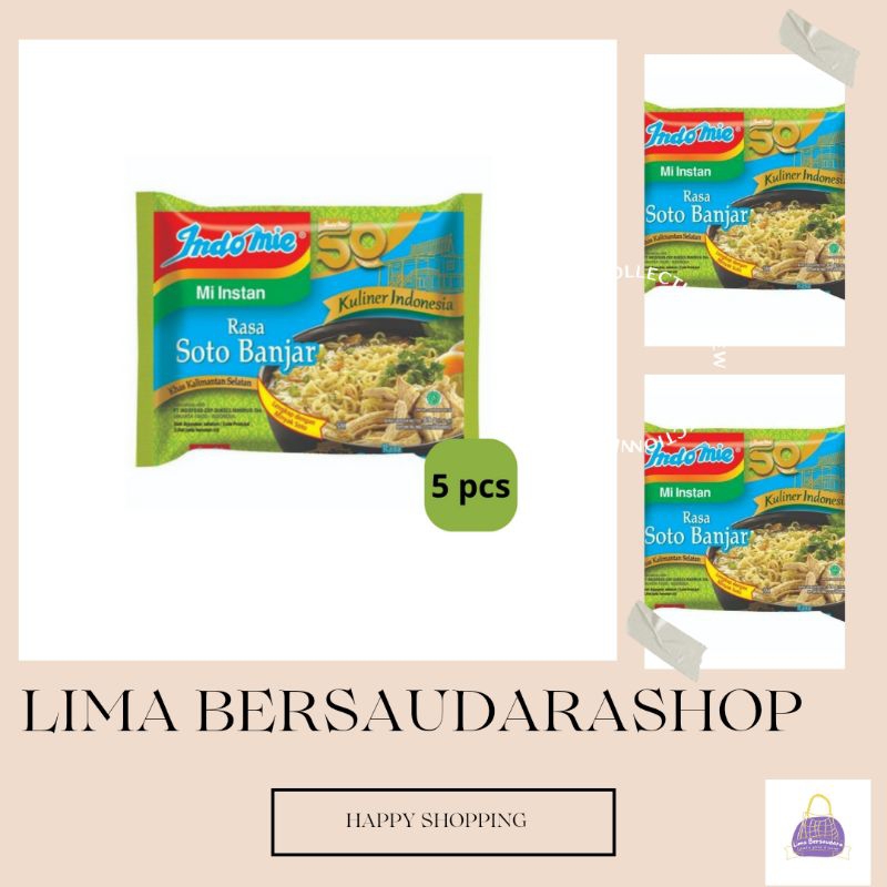 

INDOMIE RASA SOTO BANJAR KHAS KALIMANTAN SELATAN PAKET 5 PCS
