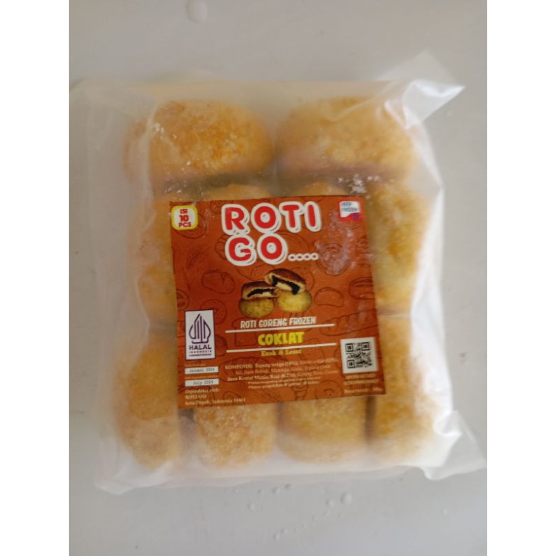 

Roti Go Roti Goreng Coklat Isi 10